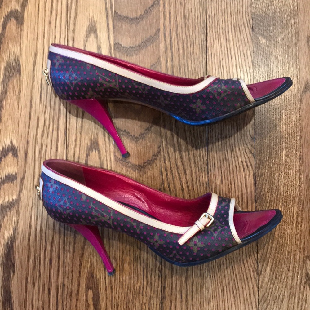 Louis Vuitton Open Toe Heels